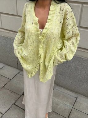 Rumored Carmel by the Sea Cardigan in Limon | Size S
